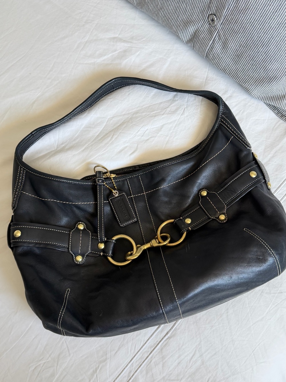 Vintage Coach Horsebit Buckle Ergo hobo shoulder bag - Picture 7 of 10